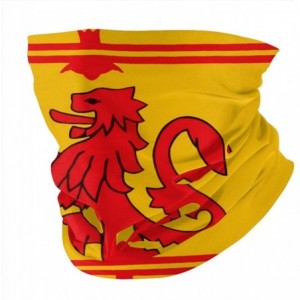 Balaclavas Red Lions Scottish Yellow Scotland Headwear Headband Multifunctional Scarf Bandana Face Mask for Women Men - CP198...