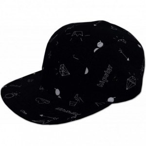 Baseball Caps 5 Panel Hat for Men Women Flat Brim Baseball Cap Urban Street Camper Hats (P2) - Trend - CA18UA336EI $28.96