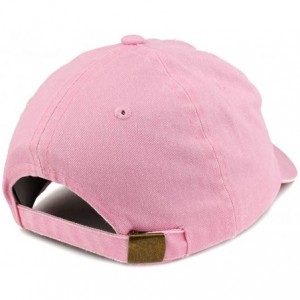 Baseball Caps Vintage 1965 Embroidered 55th Birthday Soft Crown Washed Cotton Cap - Pink - CY180WUY8WQ $32.87