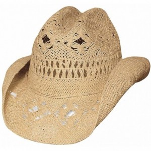 Cowboy Hats Des Moines Run A Muck Collection Straw Hat - CO11YBTX7IZ $77.95