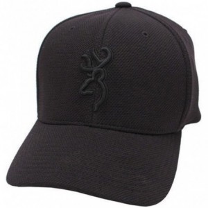 Baseball Caps Coronado Pique Buckmark Cap- Black- Small/Medium - CZ11DLT3SQ7 $30.78