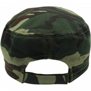 Baseball Caps Cadet Army Cap - Military Cotton Hat - Camouflage - CH12GW5UUXZ $19.08