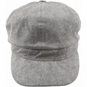 Newsboy Caps Newsboy Hats for Women-8 Panel Winter Warm Ivy Gatsby Cabbie Cap - 04-light Grey - CW186WMC8E0 $21.35