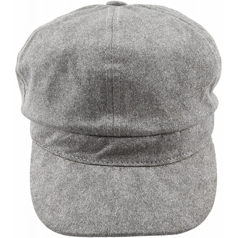 Newsboy Caps Newsboy Hats for Women-8 Panel Winter Warm Ivy Gatsby Cabbie Cap - 04-light Grey - CW186WMC8E0 $20.00