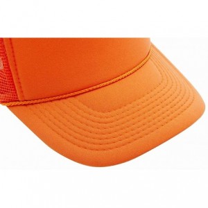 Baseball Caps Premium Trucker Cap Modern Summer Urban Style Cap - Adjustable Snapback - Unisex Design - Mesh Back - Orange - ...