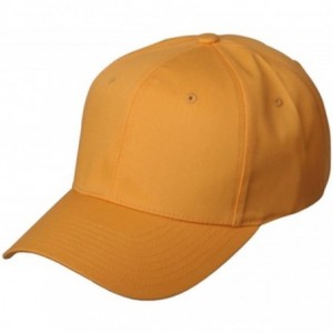 Baseball Caps Profile Twill Caps - Gold - CL111C6IH2L $28.82