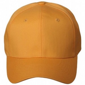 Baseball Caps Profile Twill Caps - Gold - CL111C6IH2L $31.90