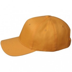 Baseball Caps Profile Twill Caps - Gold - CL111C6IH2L $31.90