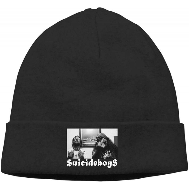 Skullies & Beanies Soft Suicide Boys Black Adult Adult Hedging Cap (Thin) - Black - CU192TS34GM $28.89