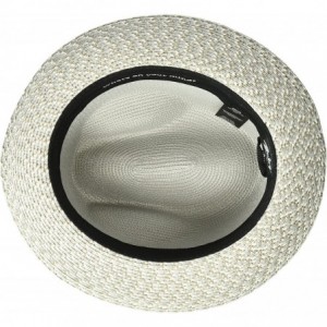 Fedoras Men's Mannesroe Braided Fedora Trilby Hat - Overcast - CM186HQ0S40 $119.06