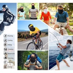 Balaclavas UV Protection Neck Gaiter Mask- Unisex Seamless Summer Face Scarf Bandana Balaclava for Fishing Cycling Hiking - C...