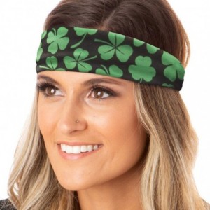 Headbands Irish Green Headband St Patricks Day Accessories Clover Shamrocks Headband Xflex Gift Packs - CK194UIAY64 $27.95