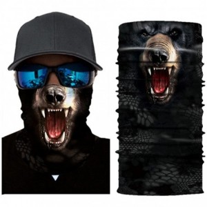 Balaclavas Lion Print Face Mask- Rave Bandana- Neck Gaiter- Scarf- Summer Balaclava for Dust Wind UV Protection - Ang - CH197...