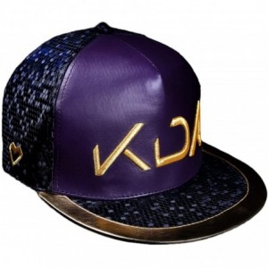 Baseball Caps KDA Akali Purple Hat K/DA Akali Hip Hop Hat Embroidery Heart Star Cap Women Girl - CX18A53KNI9 $60.58