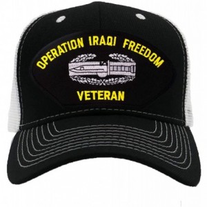 Baseball Caps Combat Action Badge - Iraqi Freedom Veteran Hat/Ballcap Adjustable One Size Fits Most - CV18K2ZI0OG $45.44