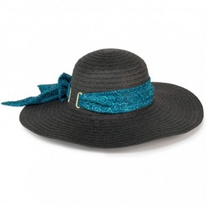 Sun Hats Sun Hat - Teal Swirl Black - CV18OEI2364 $50.76