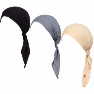 Skullies & Beanies 3Pack Chemo Hat Turban Headscarves for Women Cancer Headwear - Style 1 - CF18H4T3ISG $34.54