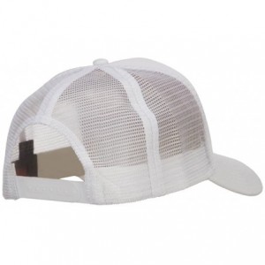 Baseball Caps Missouri State Flag Patched Mesh Cap - White - CT124YM7GNP $34.64