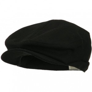 Newsboy Caps New Wool Blend Ivy Cap-Black - C411FIU1ICD $33.96