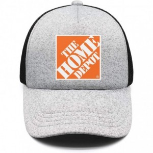 Baseball Caps Mens Womens Adjustable The-Home-Depot-Orange-Symbol-Logo-Custom Running Cap Hat - Grey-22 - CD18QL0QWZH $33.26
