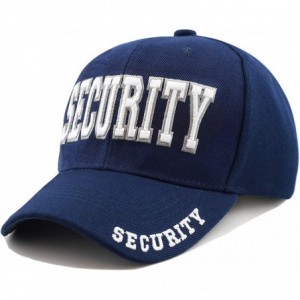 Baseball Caps Law Enforcement 3D Embroidered Baseball One Size Cap - 3. Security - Navy - C9195RDORSM $24.33