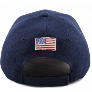 Baseball Caps Law Enforcement 3D Embroidered Baseball One Size Cap - 3. Security - Navy - C9195RDORSM $24.33