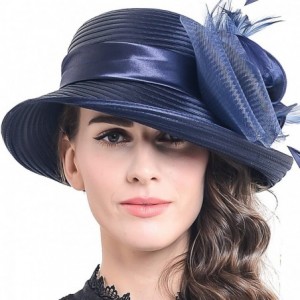 Bucket Hats Church Kentucky Derby Dress Hats for Women - S608-3d-ny - C517Y52IMQS $70.59