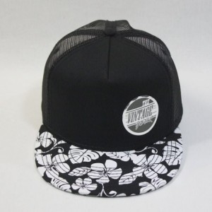 Baseball Caps Premium Floral Hawaiian Cotton Twill Adjustable Snapback Baseball Caps - Flower/Black/Black Mesh - CE12CDN161F ...