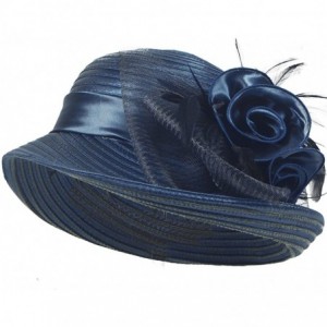 Bucket Hats Church Kentucky Derby Dress Hats for Women - S608-3d-ny - C517Y52IMQS $70.59