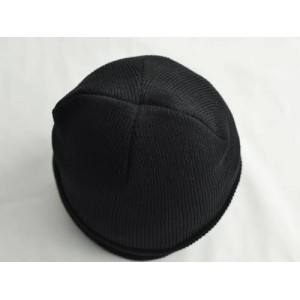 Skullies & Beanies Warm Comfortable Winter Knitted Beanie Hats (Black) - Black - C811IFUHYP3 $17.58