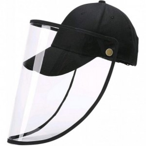 Balaclavas Women Men Summer Visor Sun Hat Windproof Dustproof Full Protective Sun Hat - Black Visor - CW187GRZEE9 $36.23