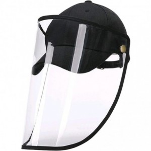 Balaclavas Women Men Summer Visor Sun Hat Windproof Dustproof Full Protective Sun Hat - Black Visor - CW187GRZEE9 $31.48