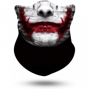 Balaclavas Bandanas Face Scarf-3D Headwear Headband Multifunctional Tube Neck Scarf Unisex - Clown - CN1979CNUZM $18.02