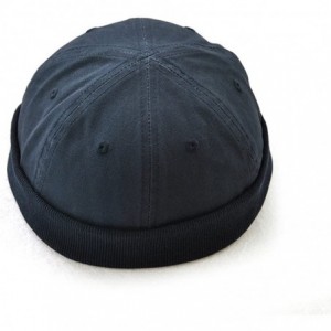 Baseball Caps Cotton Kufi Hats Skull Prayer Cap Solid for Men Teen Boys - Blue - C51898G84GX $28.21