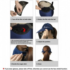 Baseball Caps Safety Cap Sun Hat Detachable Baseball Cap Windproof Sun Protection Sun Cap - Pink - C7197RK3E4O $30.11