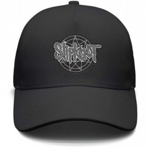 Baseball Caps Unisex Mesh Flat Cap -Logo-Funny- Caps for Mens Womens - Slipknot Logo Funny-19 - CP18K64CCUX $33.30