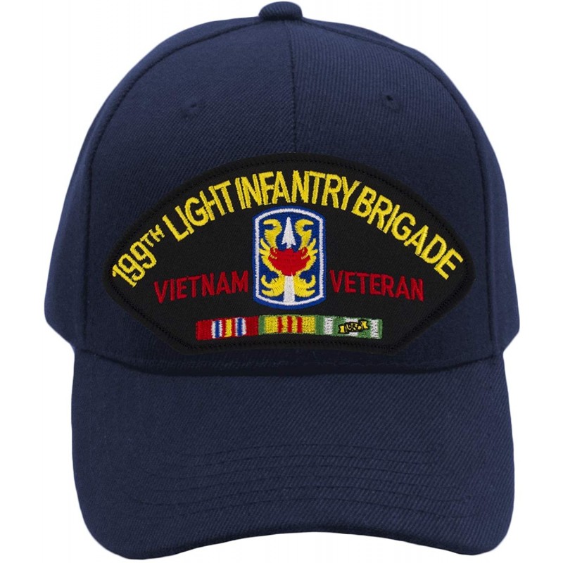 Baseball Caps 199th Light Infantry Brigade - Vietnam Hat/Ballcap Adjustable One Size Fits Most - Navy Blue - CW18K6Z4MOA $47.59