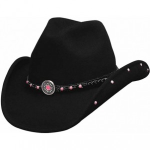 Cowboy Hats 0421Bl Lil' Pardner Baby Jane Black Cowboy Youth Hat - CG117NP83SX $87.01