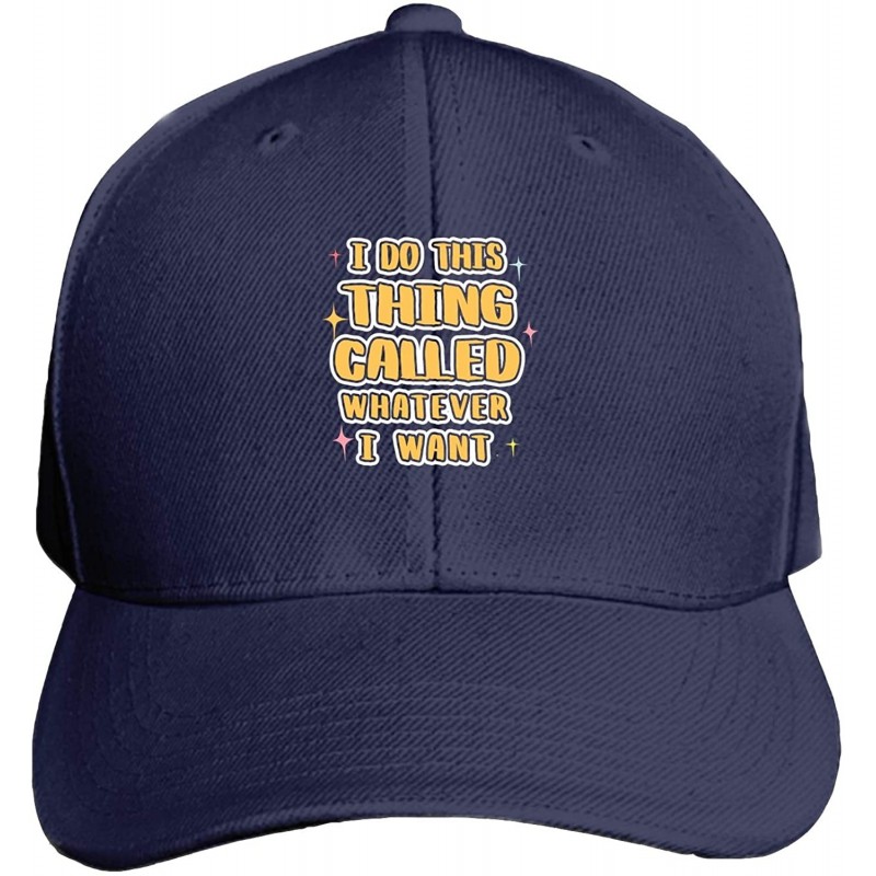 Baseball Caps Fishing Master Unisex Washed Twill Baseball Cap Adjustable Peaked Sandwich Hat - I Do5 - CM18X2LNCLY $24.77