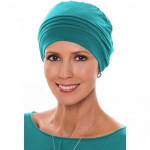 Skullies & Beanies Bamboo Couture Cap- Cancer Headwear for Women - Surf - CD12CIVMLRZ $46.50
