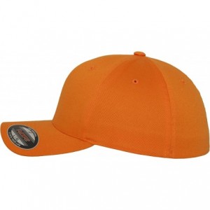 Newsboy Caps Men's Wooly Combed - Orange - CL11IMXQV39 $33.28