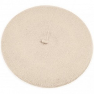 Berets 3 Pieces Pack Ladies Solid Colored French Wool Beret - Beige-3 Pieces - C412O8YOSAD $35.41