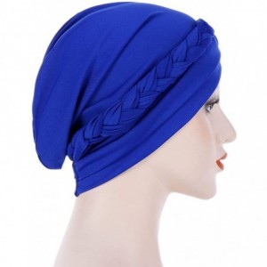 Skullies & Beanies Chemo Cancer Braid Turban Cap Ethnic Bohemia Twisted Hair Cover Wrap Turban Headwear - Coffee - CD18U8N3HE...