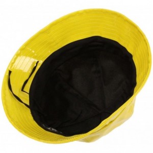 Bucket Hats All Season Waterproof Rain Foldable Bucket Fisherman Adjustable Hat Cap - Yellow - CR115QSJ0M7 $25.48