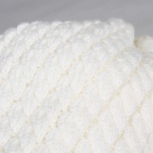 Sun Hats Winter Beanie for Women Warm Knit Bobble Skull Cap Big Fur Pom Pom Hats for Women - 03 White - CX18I2G0S62 $25.86