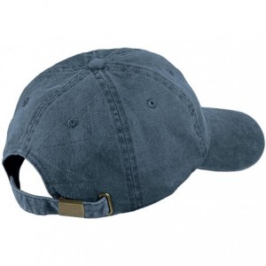 Baseball Caps New Jersey State Embroidered Low Profile Adjustable Cotton Cap - Navy - C812IZJX8QH $33.87