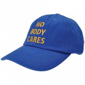Baseball Caps Embroidered Cotton Baseball Cap Adjustable Snapback Dad Hat - Blue- Phrase - C8183IDMZIM $19.17