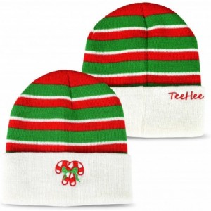 Skullies & Beanies TeeHee Fun and Fashionable Cuffed Fold Beanie Hat 3-Pack - Christmas - CO184IRIGXT $29.23