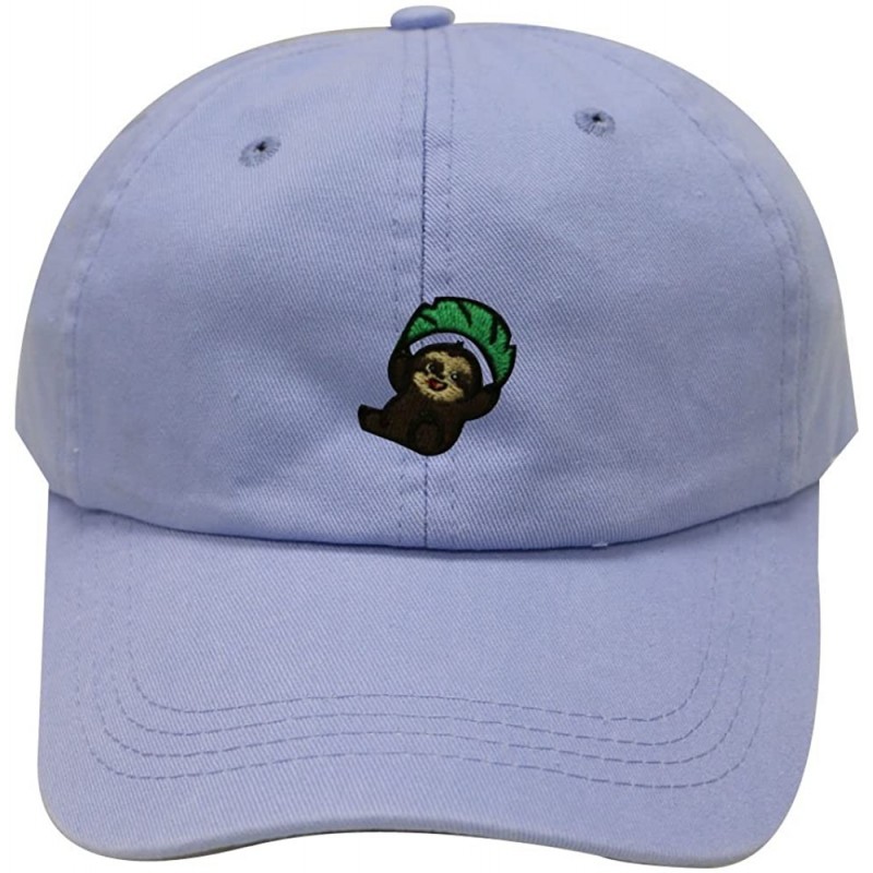 Baseball Caps Flying Sloth Cotton Baseball Dad Caps - Sky - C2184D6A8G3 $22.47