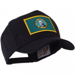 Baseball Caps USA Western State Embroidered Patch Cap - Washington - C618WNULMHD $40.19